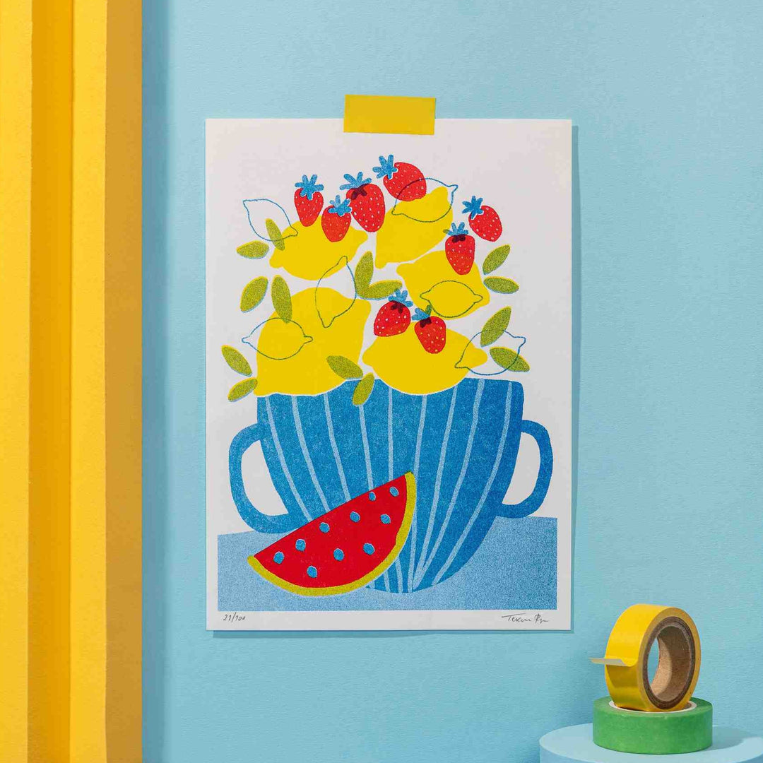 Illustrated Risoprints by Teresa Rego