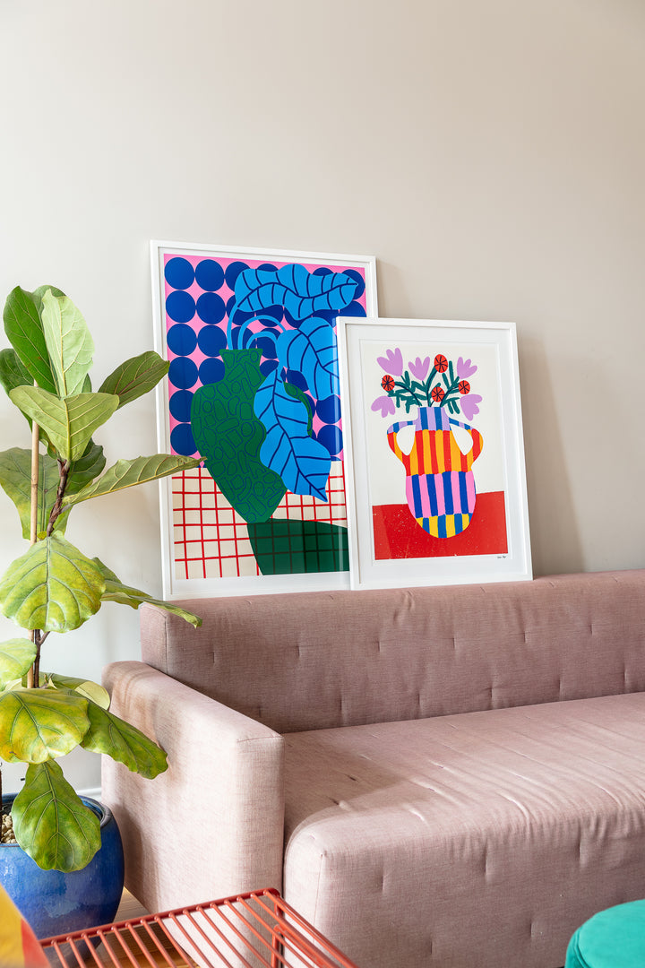 Retro Pot Print