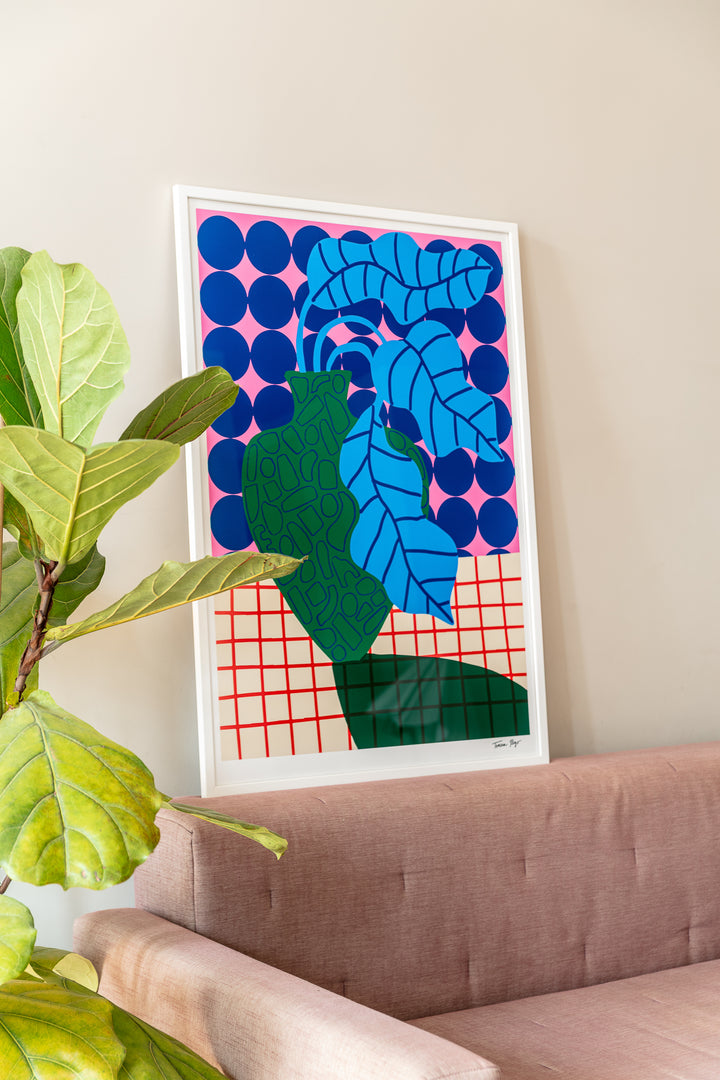 Retro Pot Print