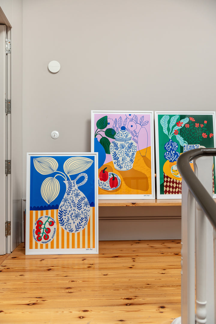 Porcelain and Tomatoes Print