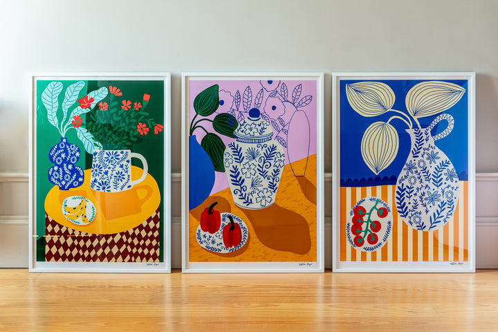 Porcelain and Tomatoes Print