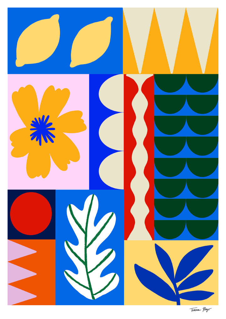 Herbarium Collage Print