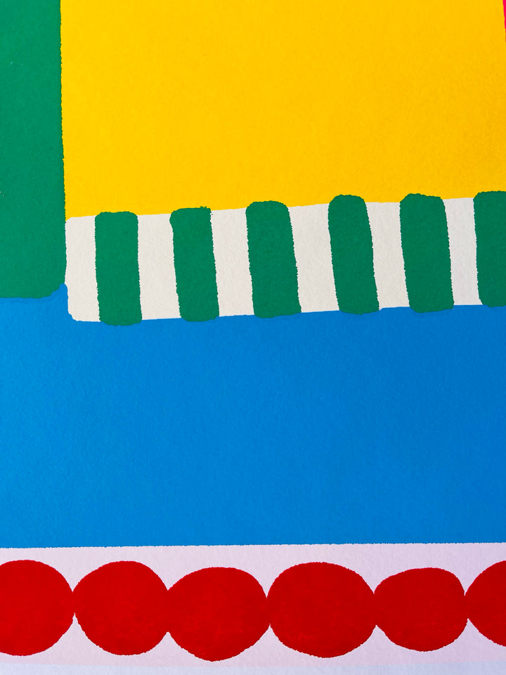 Mexico I Handpaint Screenprint