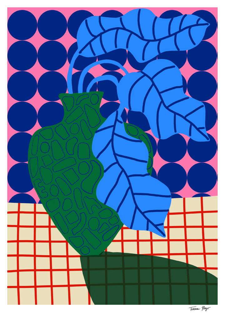 Retro Pot Print