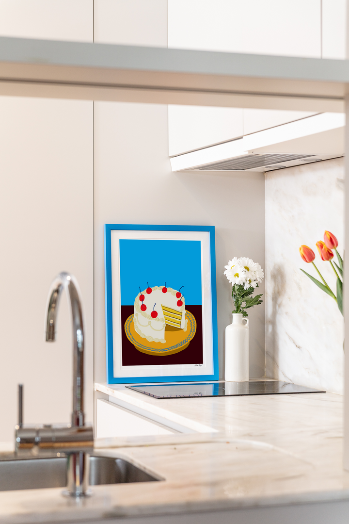 Cherry Drizzle Print