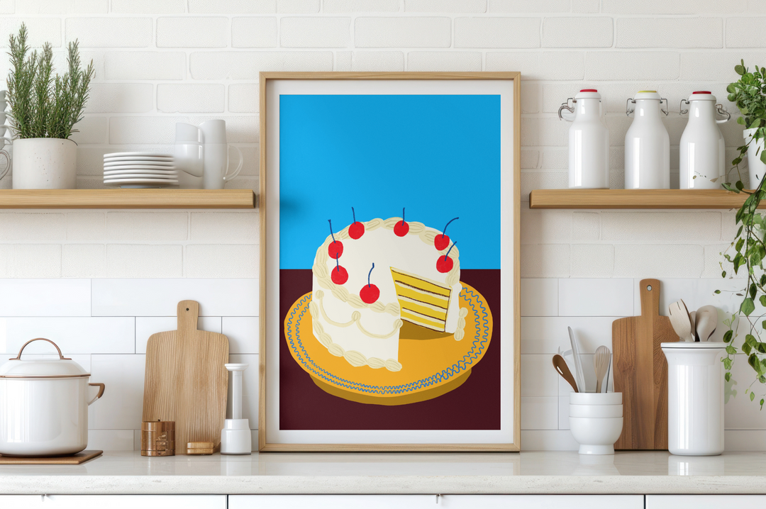 Cherry Drizzle Print