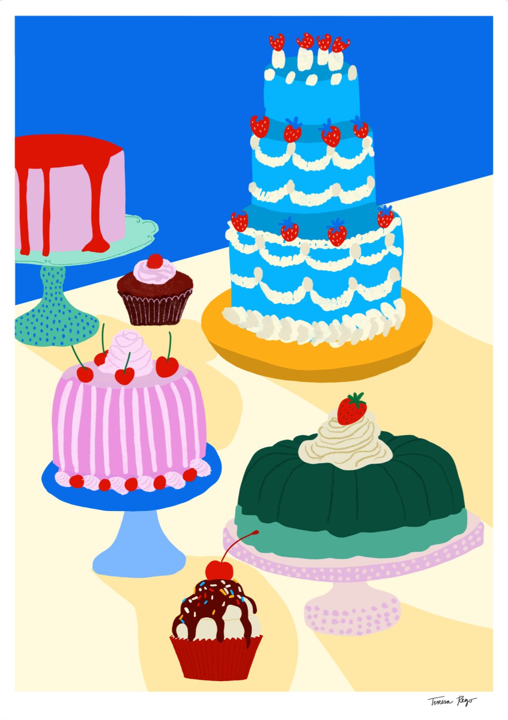 Pastry Club Print