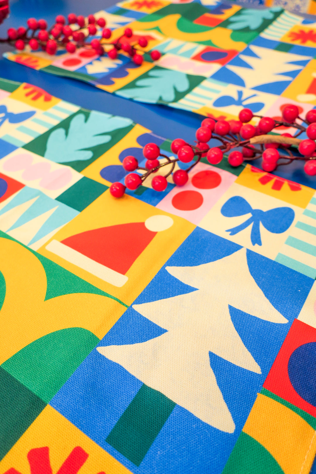 Geometric Christmas Placemats