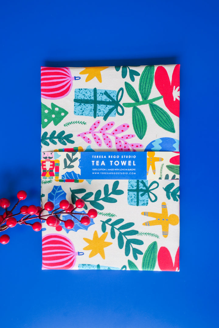 Christmas Nutcracker Tea Towel