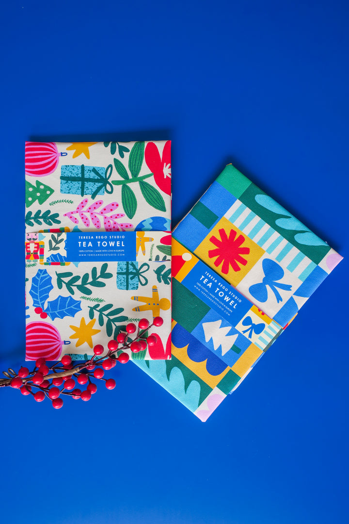 Christmas Nutcracker Tea Towel