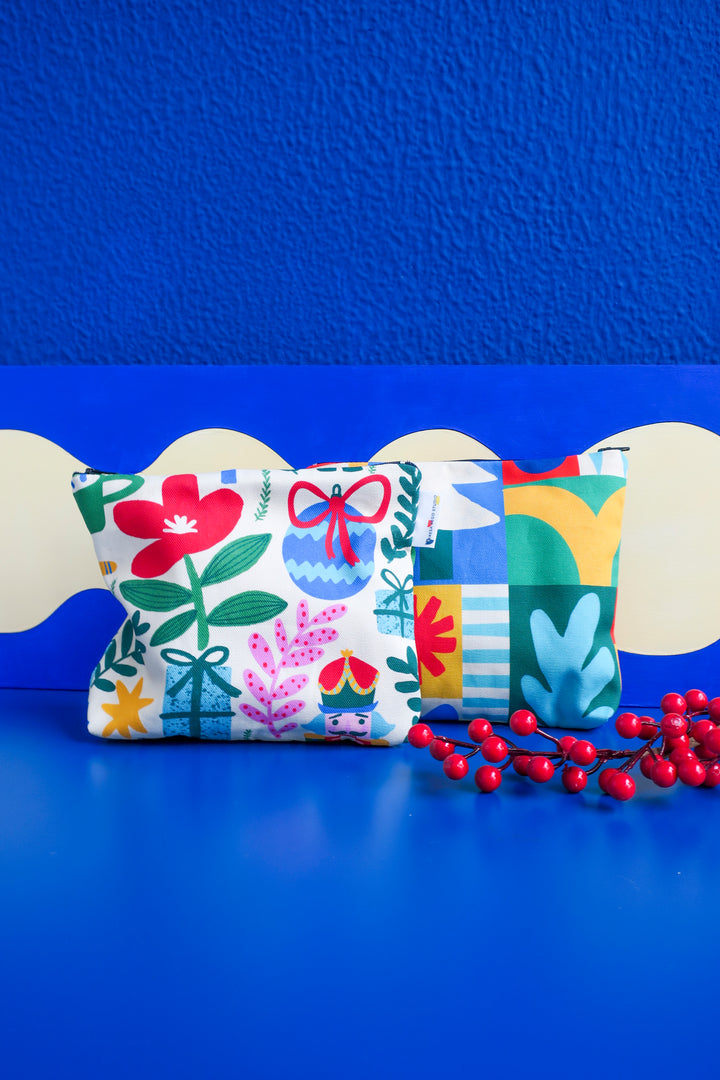 Christmas Nutcracker Pouch Bag