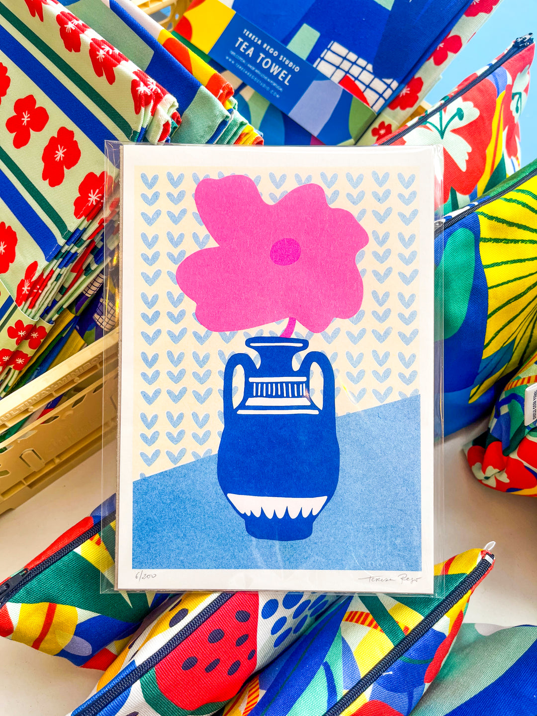 Fucksia on Greek Pot Risoprint
