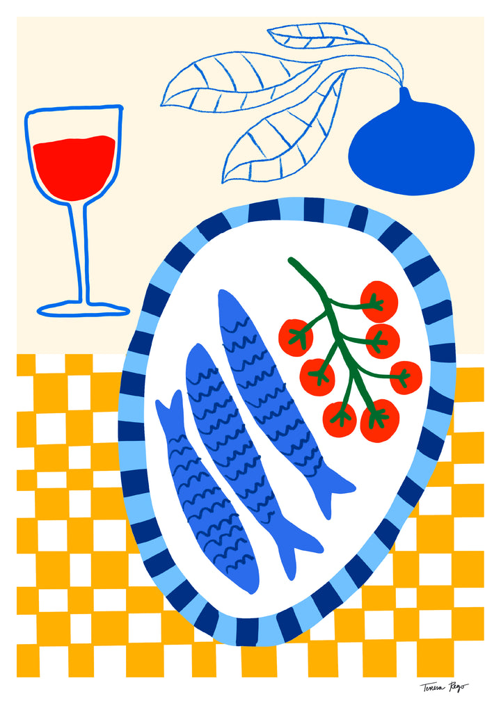 Sardines Dinner Print