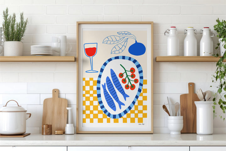 Sardines Dinner Print