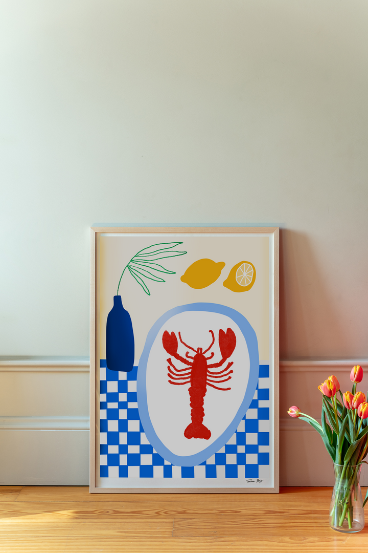 Lobster Lunch Print