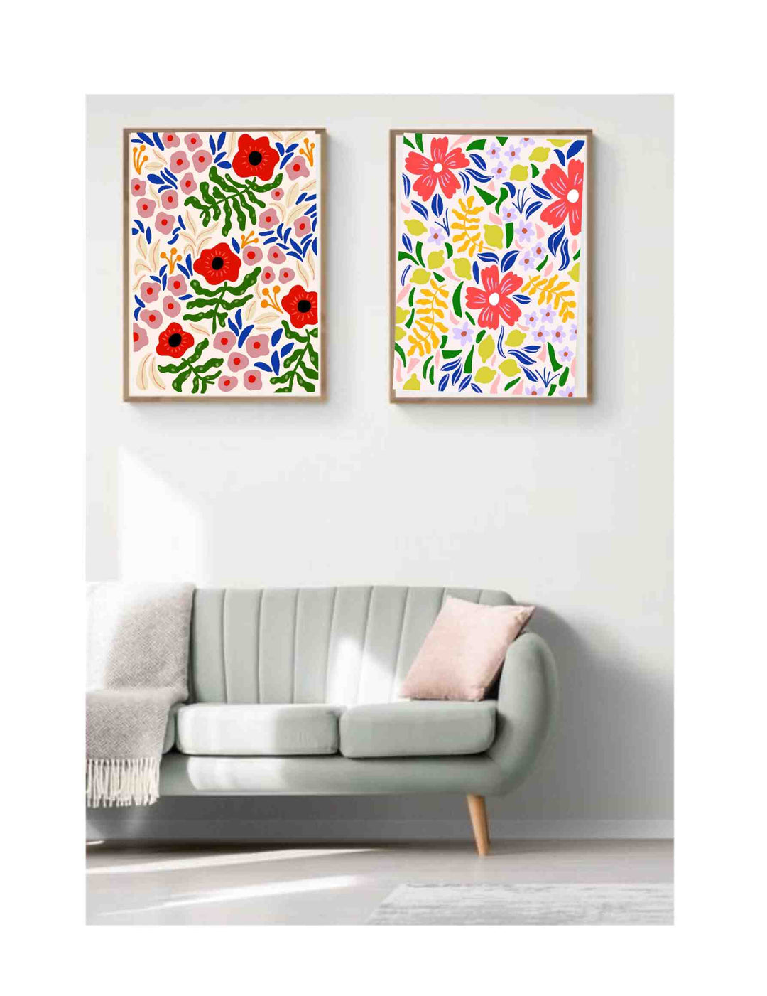 White Poppies Print